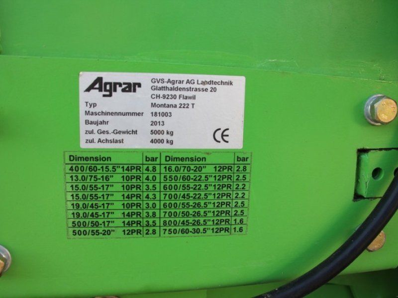 Agrar Schneider Montana 222 T