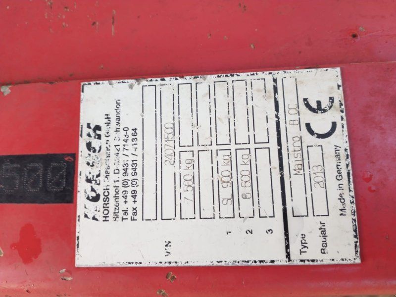 Horsch Maistro 8 CC