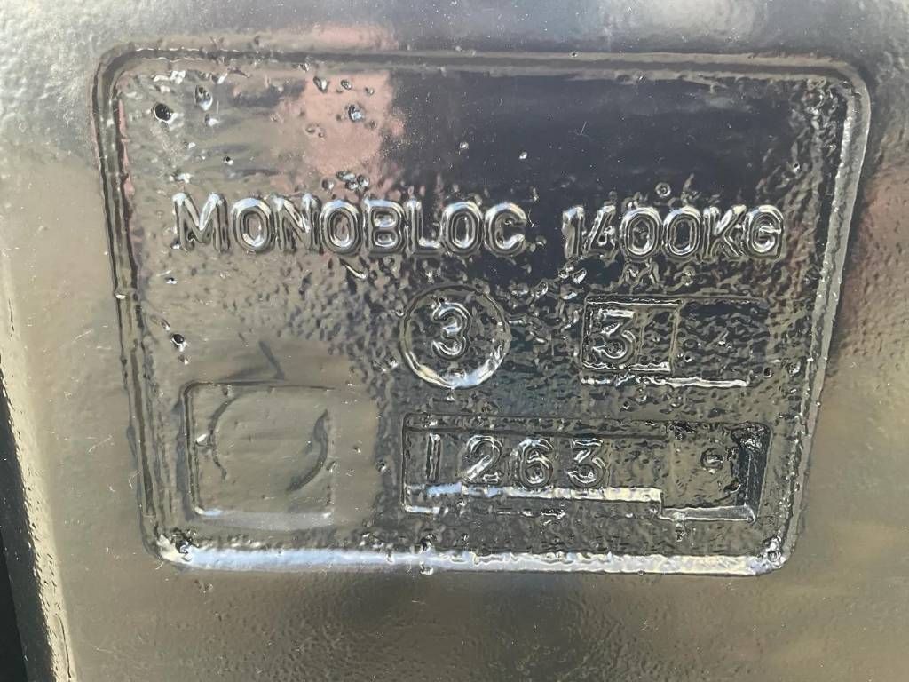 Zuidberg 1400 KG Gietijzeren gewicht met aanbouwarmen