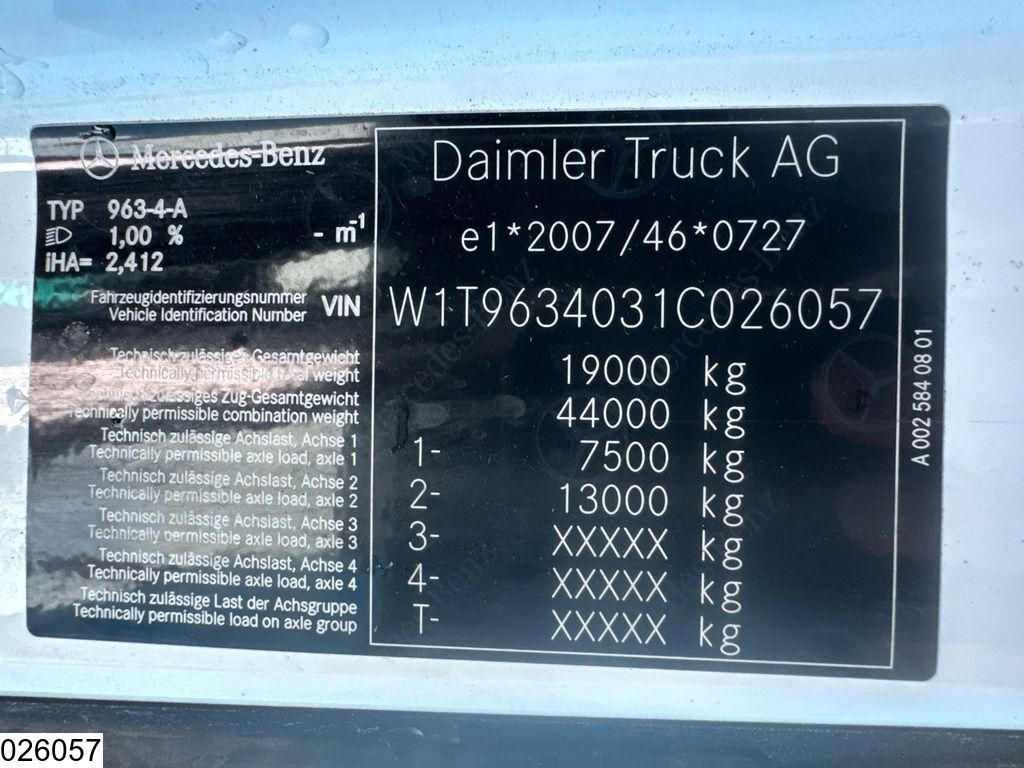 Mercedes Actros 1845 EURO 6d, ACC, Mirrorcam