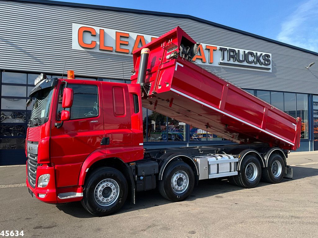 DAF FAD CF 480 8x4 Full steel kipper 15m³ Just 147.891 km!