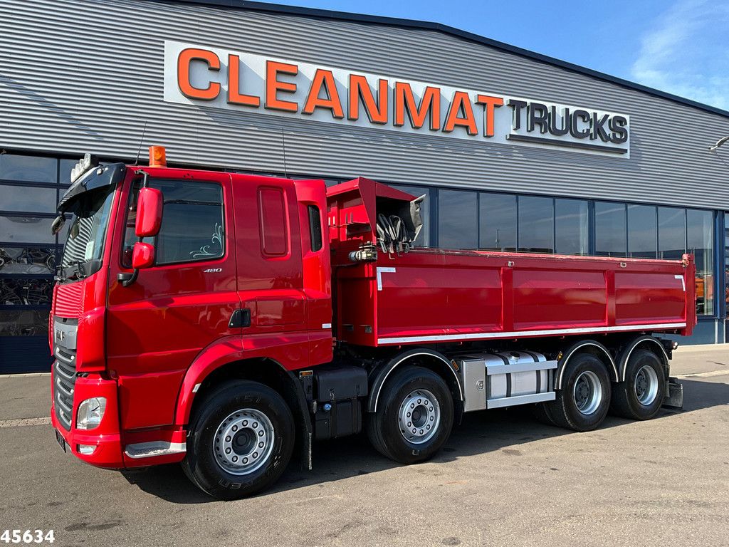 DAF FAD CF 480 8x4 Full steel kipper 15m³ Just 147.891 km!