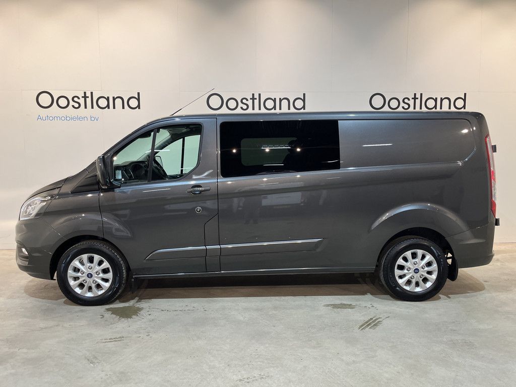 Ford Transit Custom 2.0 TDCI L2H1 Limited 130 PK DC Dubbel Cabine / Euro 6 / Airco / Cruise Control / CarPlay / PDC / Navigatie / 16.200 KM !!