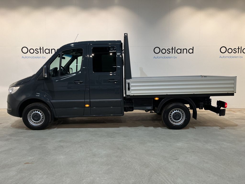 Mercedes-Benz Sprinter 317 CDI L2 RWD DC Dubbel Cabine Automaat Open Laadbak / Euro 6 / Airco / Cruise Control / Trekhaak / Camera / 16.200 KM !!