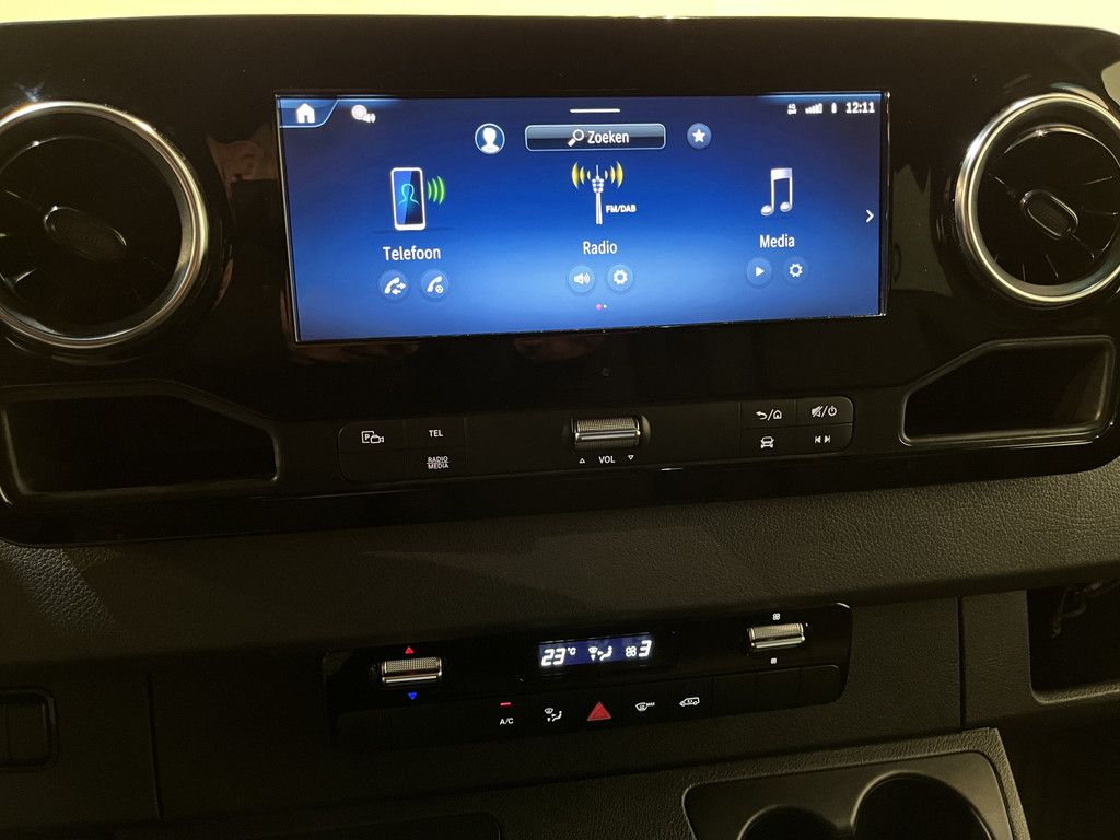 Mercedes-Benz Sprinter 317 CDI L2 RWD DC Dubbel Cabine Automaat Open Laadbak / Euro 6 / Airco / Cruise Control / Trekhaak / Camera / 16.200 KM !!