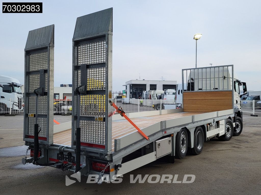 MAN TGS 35.520 8X2 NEW! Oprijwagen Machine transporter Hydraulic ramps Lift+Steering axle