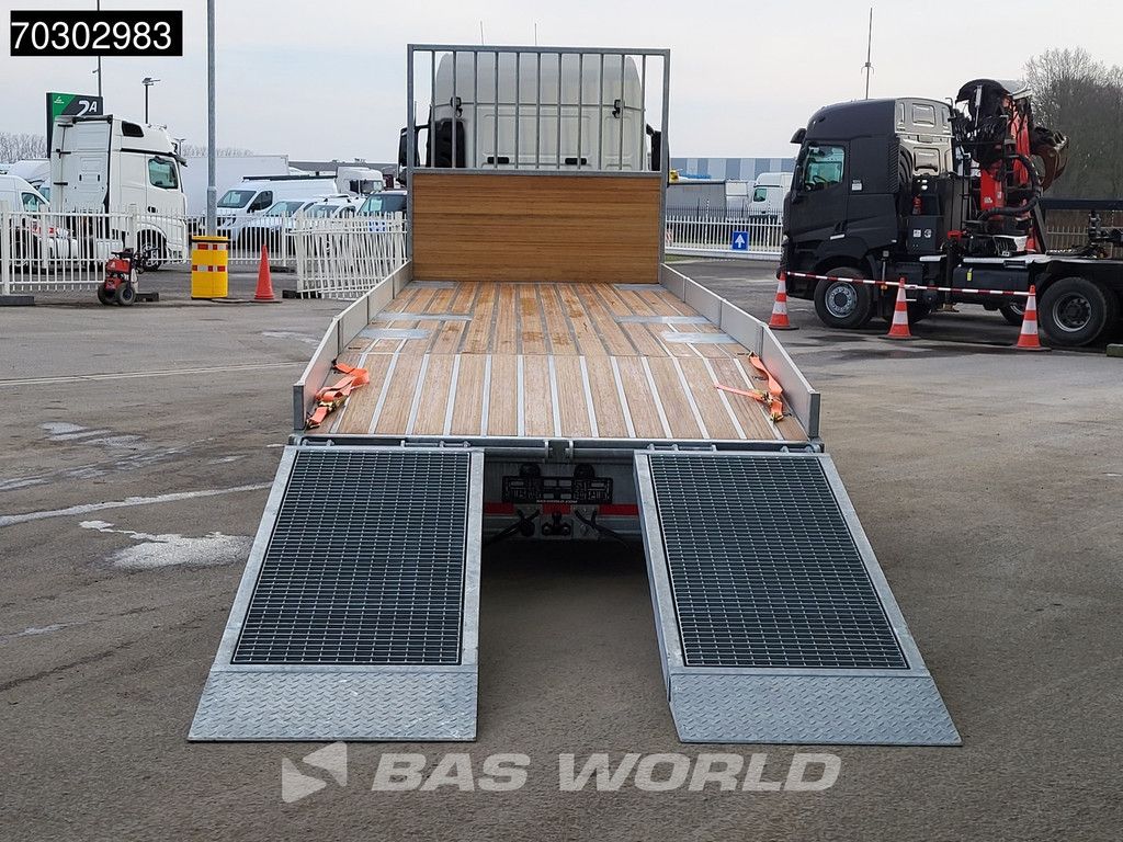 MAN TGS 35.520 8X2 NEW! Oprijwagen Machine transporter Hydraulic ramps Lift+Steering axle