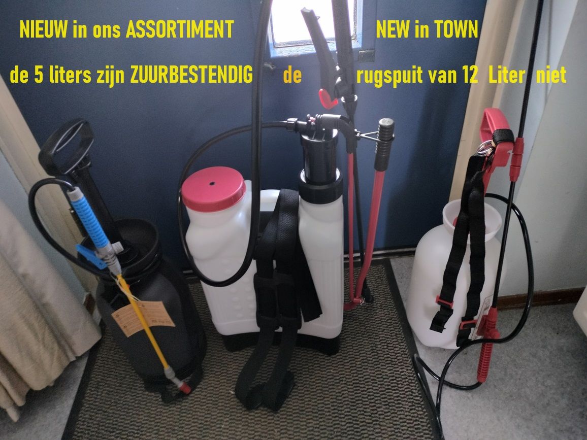 Veldspuit nodig, kijk bij de Specialist van de Veluwe