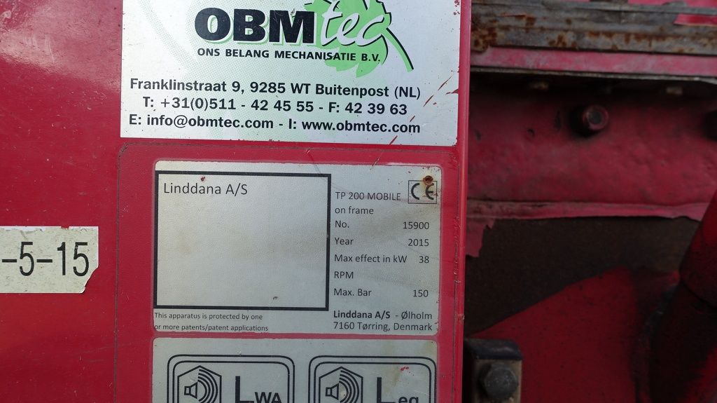 Linddana TP200 houthakselaar versnipperraar