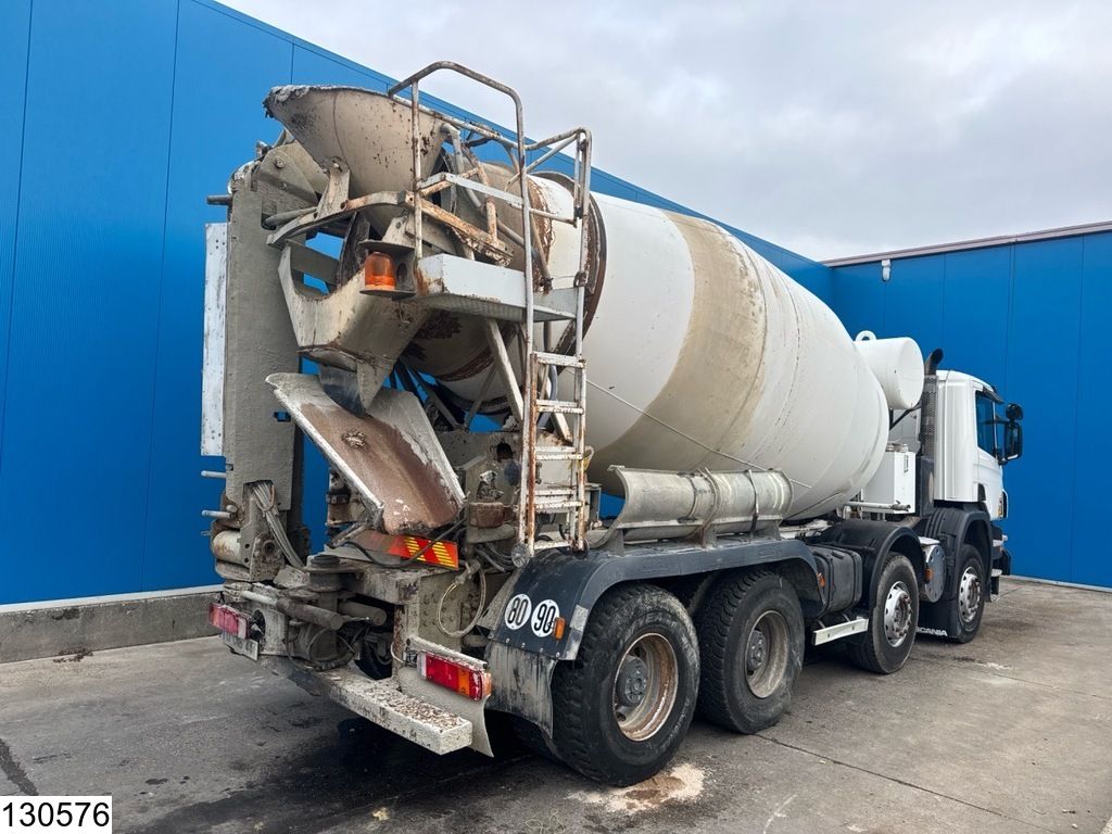 Scania P 380 EURO 4, Cifa 9m3, Steel suspension, Manual