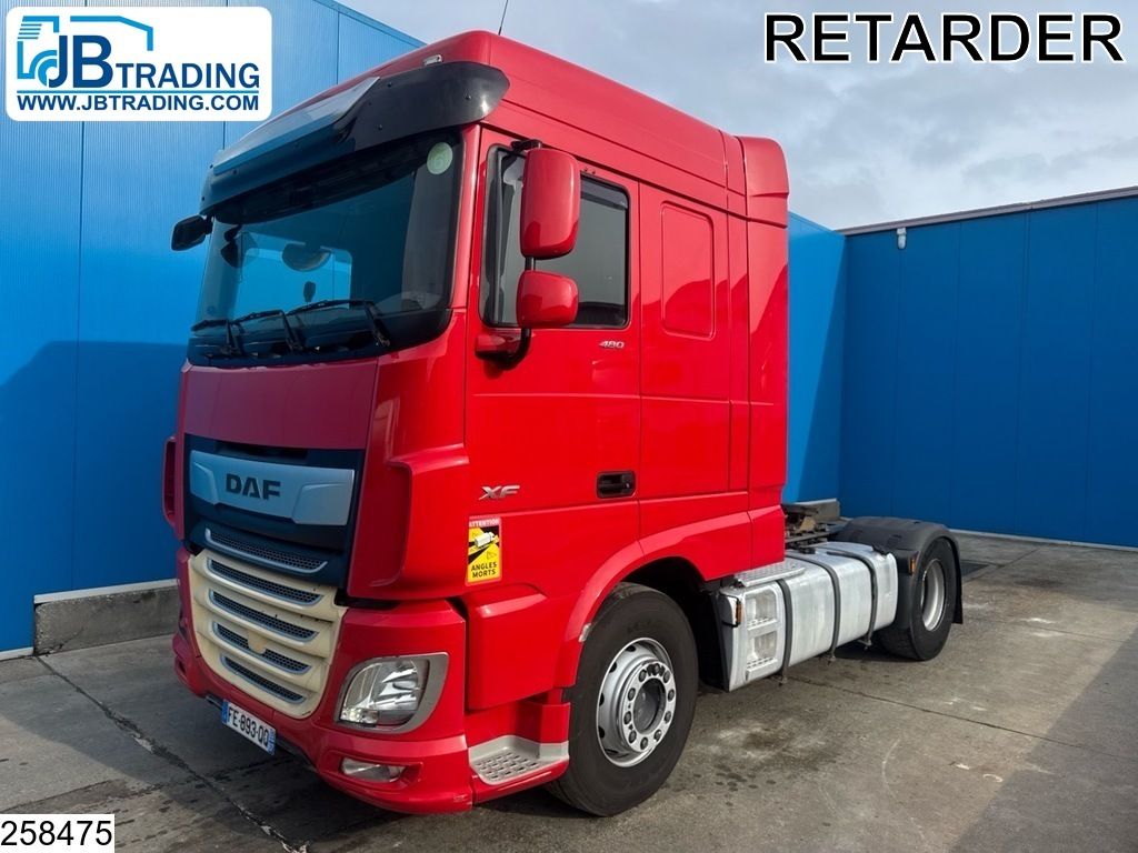 DAF XF 480 EURO 6, Retarder, PTO, ACC, Standairco
