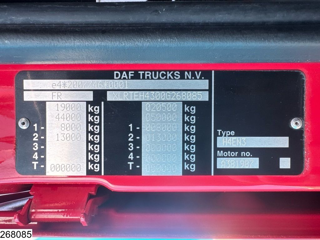 DAF XF 480 EURO 6, Retarder, PTO, ACC, Standairco