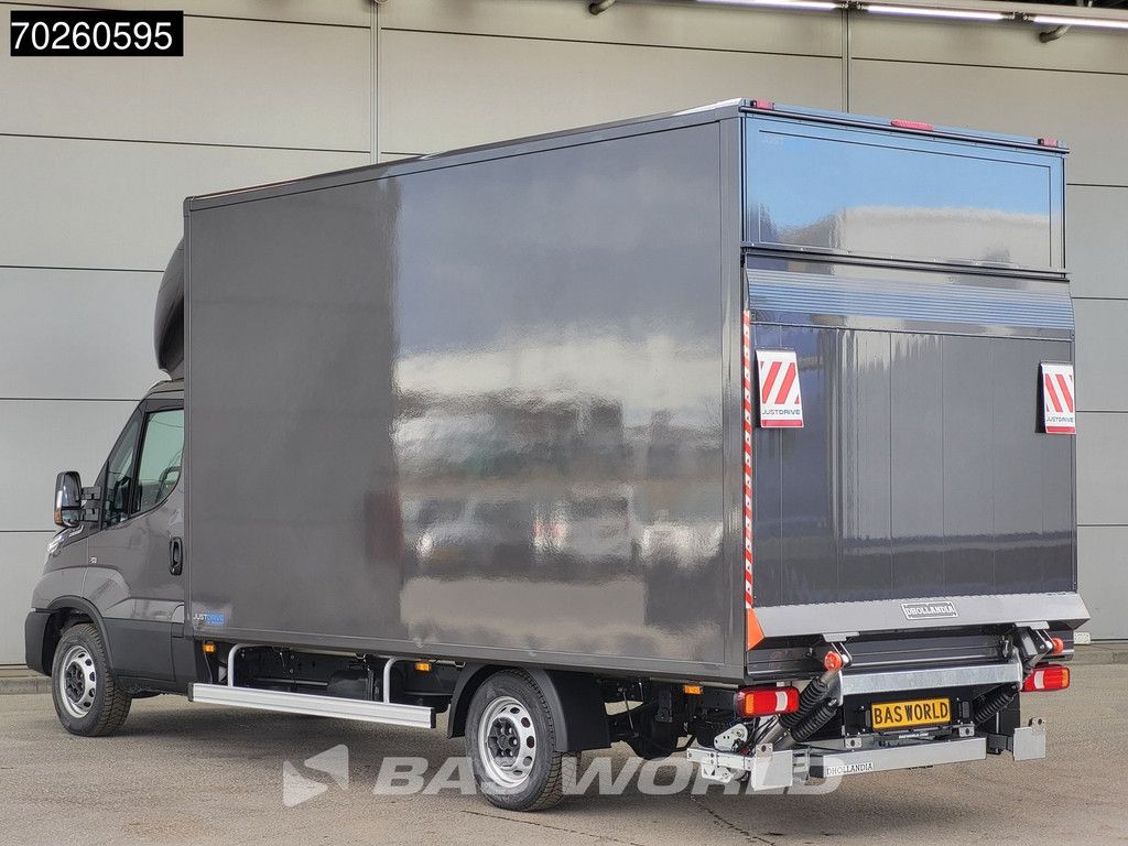 Iveco Daily 35S21 BPM VRIJ! 3.0L Laadklep Automaat Zijdeur 210PK Bakwagen ACC LED Airco 3,5t Trekgewicht D'Hollandia CarPlay Euro6 Meubelbak Koffer Klima