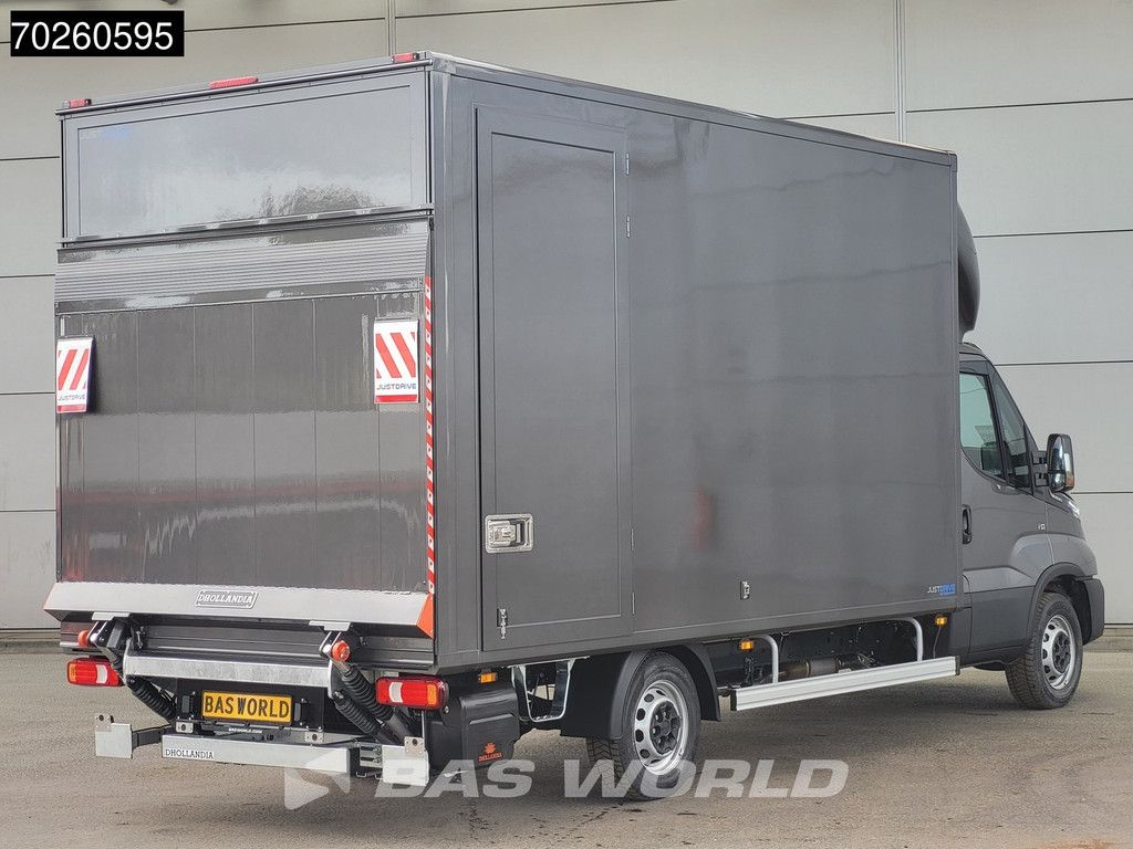 Iveco Daily 35S21 BPM VRIJ! 3.0L Laadklep Automaat Zijdeur 210PK Bakwagen ACC LED Airco 3,5t Trekgewicht D'Hollandia CarPlay Euro6 Meubelbak Koffer Klima