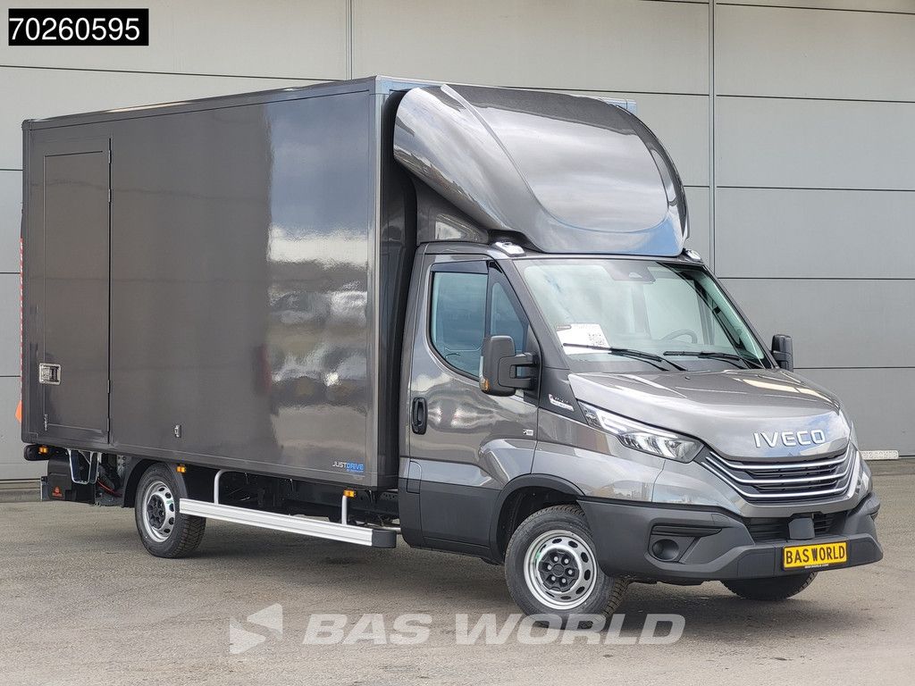 Iveco Daily 35S21 BPM VRIJ! 3.0L Laadklep Automaat Zijdeur 210PK Bakwagen ACC LED Airco 3,5t Trekgewicht D'Hollandia CarPlay Euro6 Meubelbak Koffer Klima