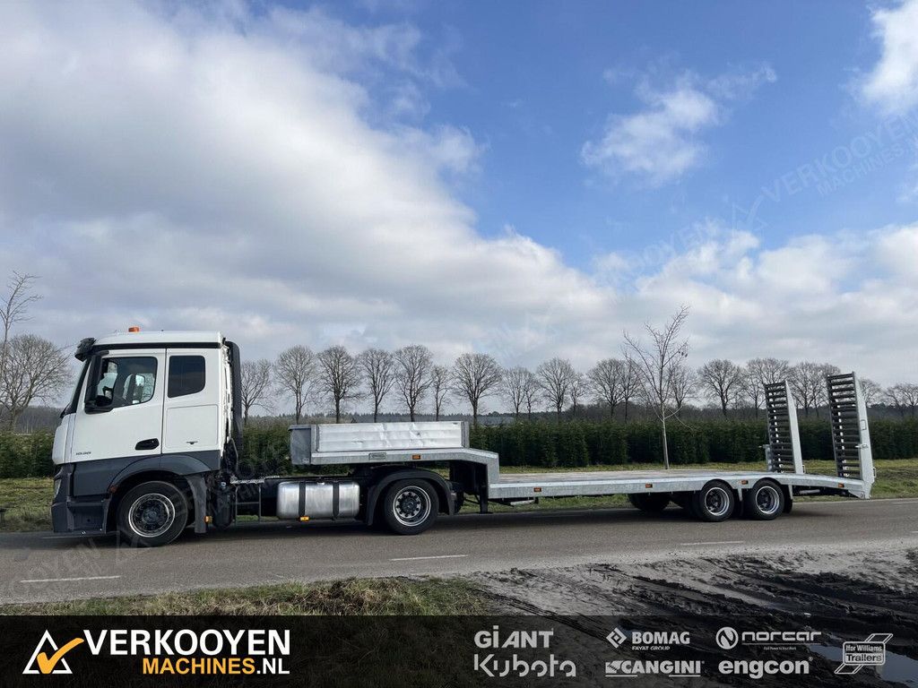 2018 Mercedes Benz Actros 1836 + Veldhuizen P48-2 Semi Dieplader (22-ton) VT798