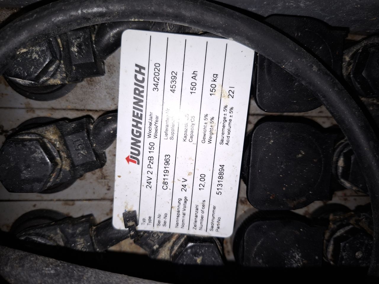 Jungheinrich ejc-z 14 1400 kg 2.9 meter initiele heffing