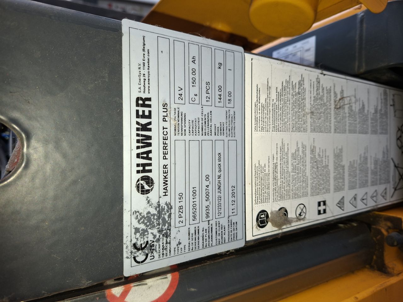 Jungheinrich EJC 12 hefhoogte 2.5 meter 1200 kg
