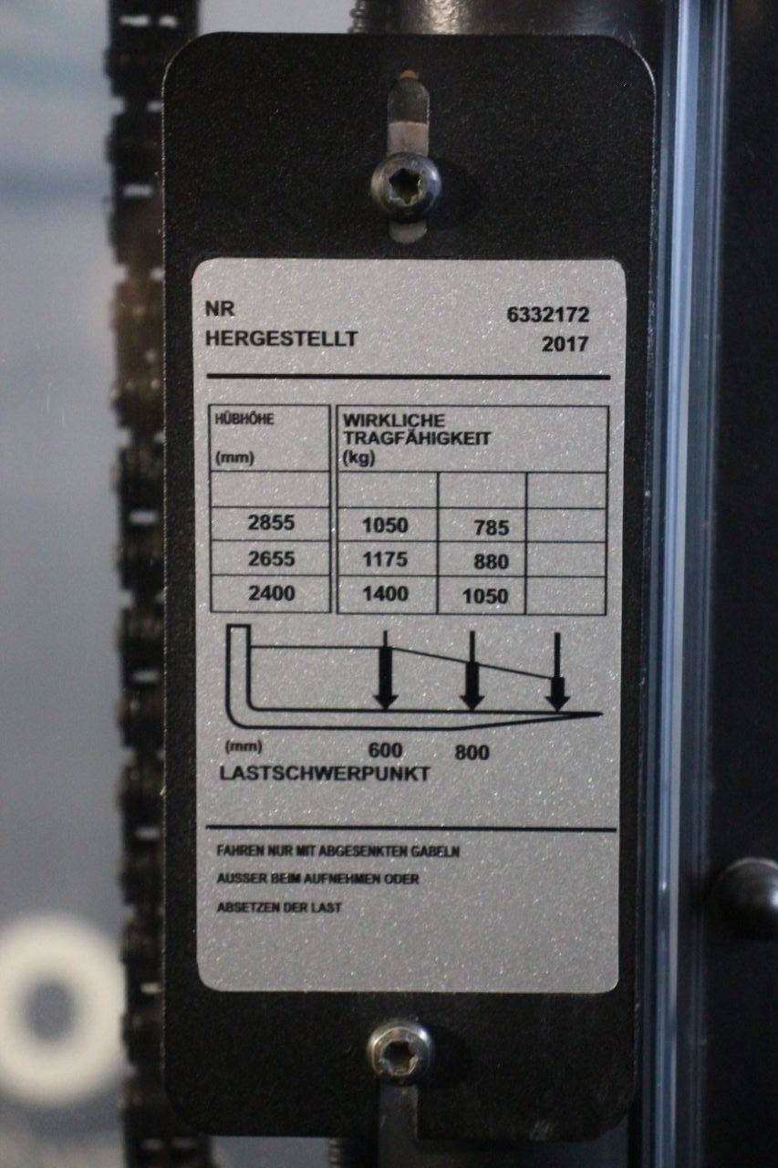 Stapler Toyota SWE 140L Elektro 1400kg 2,9m 2017