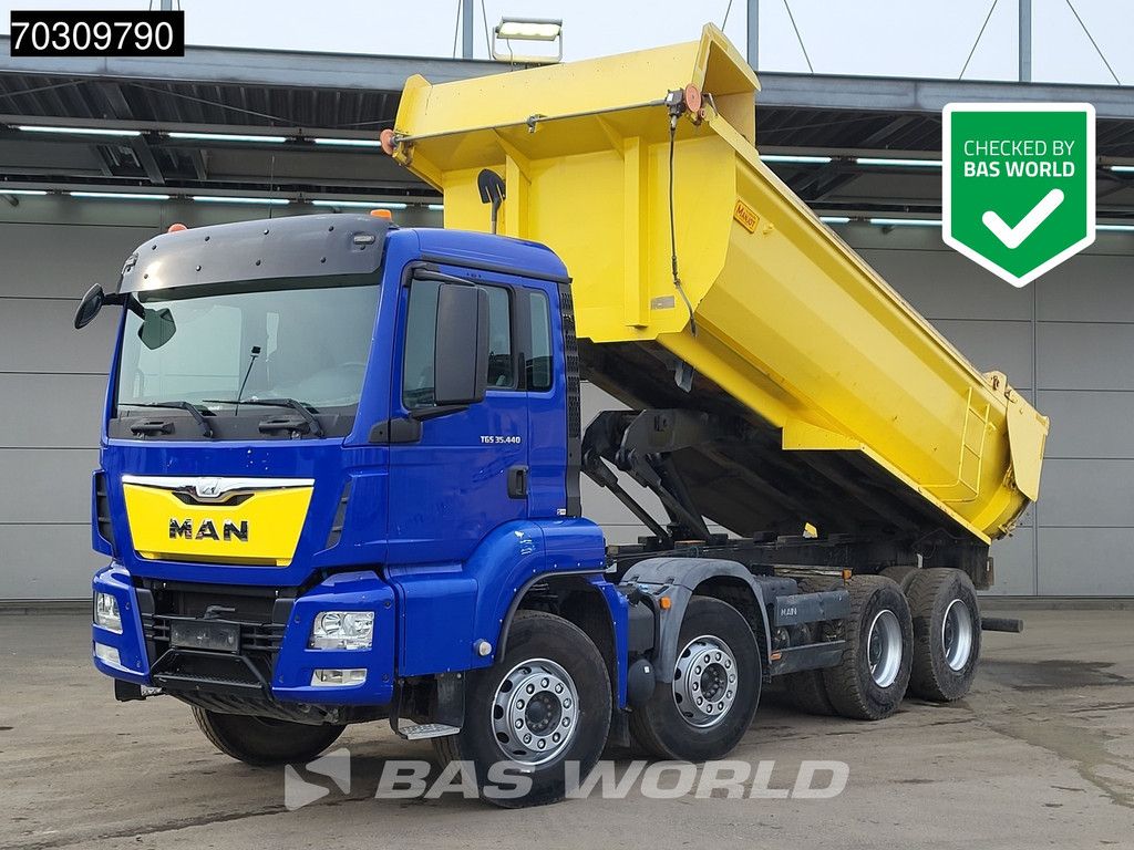 MAN TGS 35.440 8X4 14m3 tipper Steelsuspension Big-Axle Retarder Automatic Euro 6