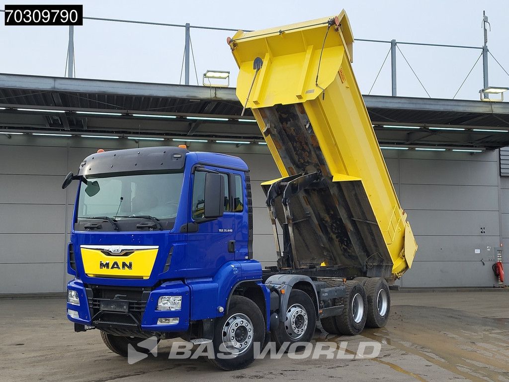 MAN TGS 35.440 8X4 14m3 tipper Steelsuspension Big-Axle Retarder Automatic Euro 6