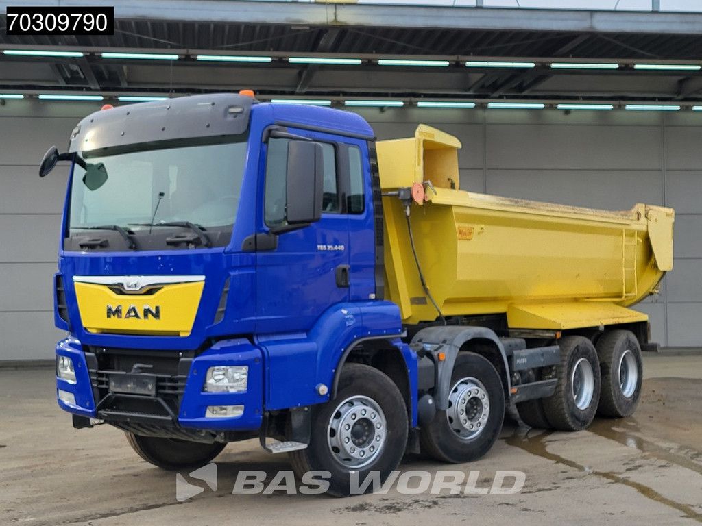 MAN TGS 35.440 8X4 14m3 tipper Steelsuspension Big-Axle Retarder Automatic Euro 6