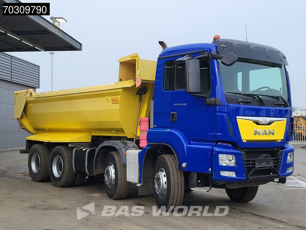 MAN TGS 35.440 8X4 14m3 tipper Steelsuspension Big-Axle Retarder Automatic Euro 6