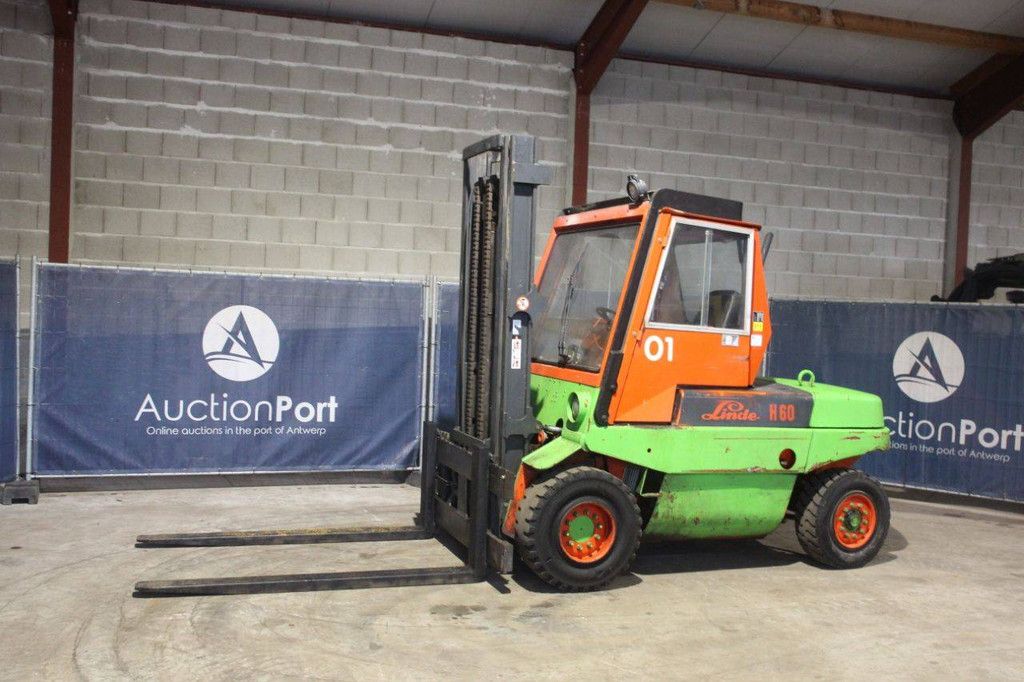 Gabelstapler Linde H60D Diesel 6000 kg 3,75 m 1986