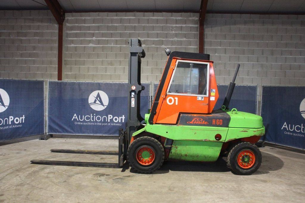 Gabelstapler Linde H60D Diesel 6000 kg 3,75 m 1986