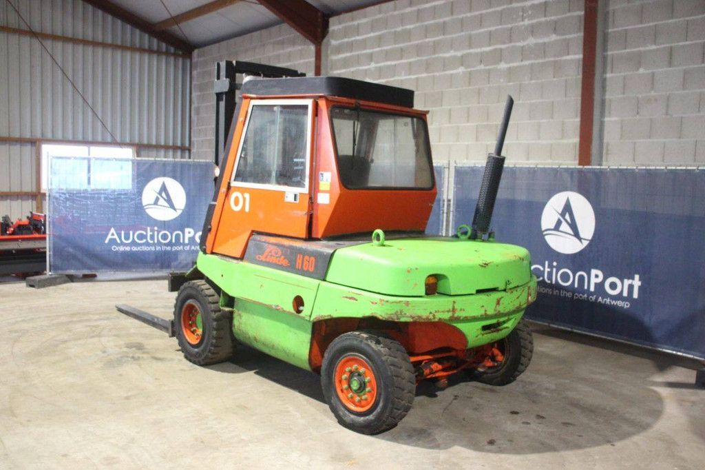 Gabelstapler Linde H60D Diesel 6000 kg 3,75 m 1986