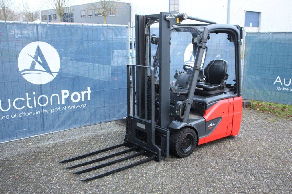 Forklift Linde E16C-02 Electric 1600kg 7m 2017