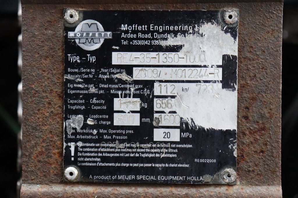 Seitenlader Moffet RE4-35-1350-1000 Diesel 2000 kg 3,2 m 2008