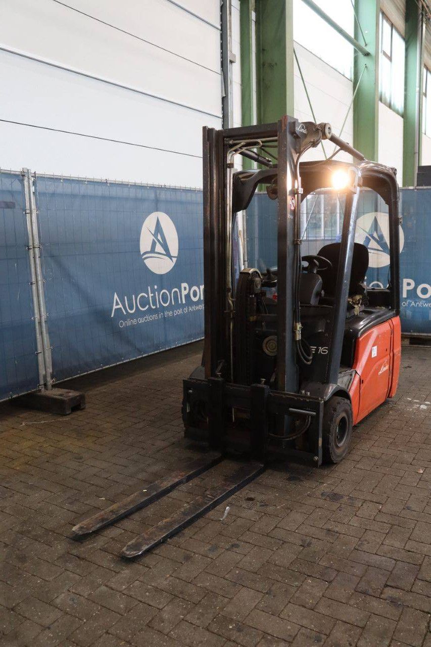 Forklift Linde E16-01 Electric 1600kg 3.19m 2013