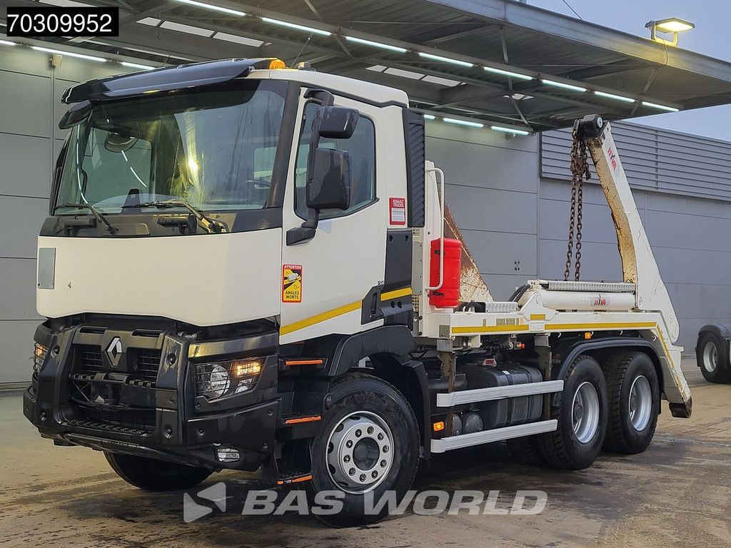 Renault C C 430 6X4 18tons Hyva NG2018TAXL skiploader Big-Axle Automatic VEB Euro 6