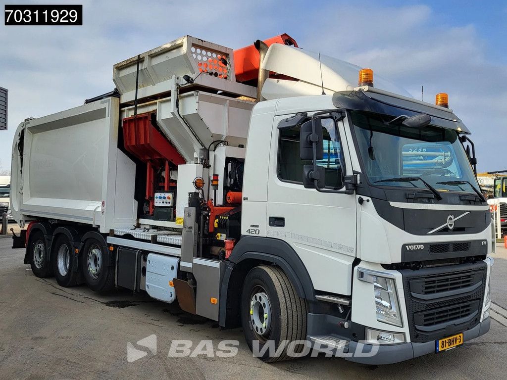 Volvo FM FM 420 8X2 Palfinger PK23501 Kran Crane VDL Translift Lift+Steering Axle Euro 6