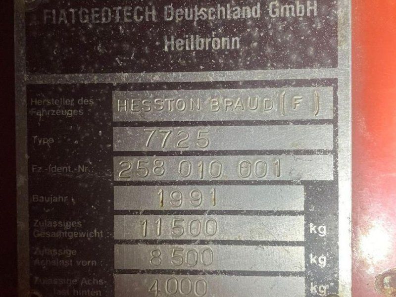 Fiatagri hesston braud