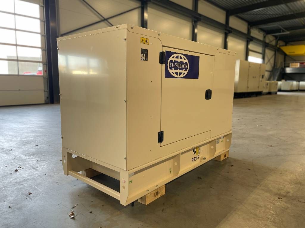 FG Wilson P33-3 - 33 kVA Genset - 125L Tank - DPX-16003-66