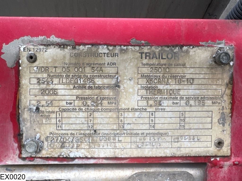 Trailor Bitum 34.128 Liters, 1 Comp, Bitumen