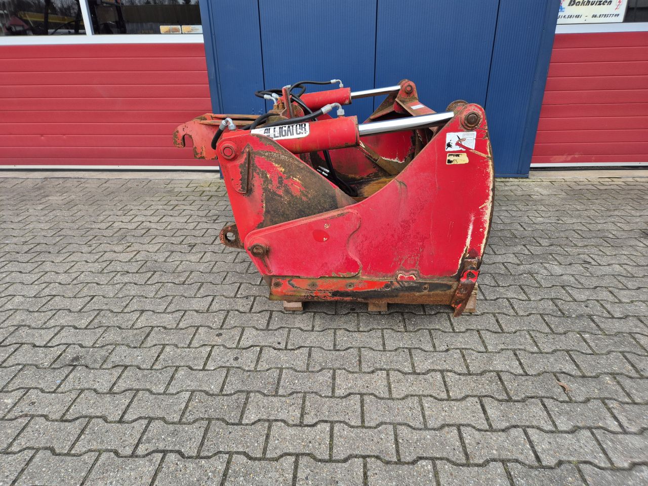 O&K L6 SHOVEL PALLETVORKEN, REDROCK KUILHAPPER EN KENTEKEN