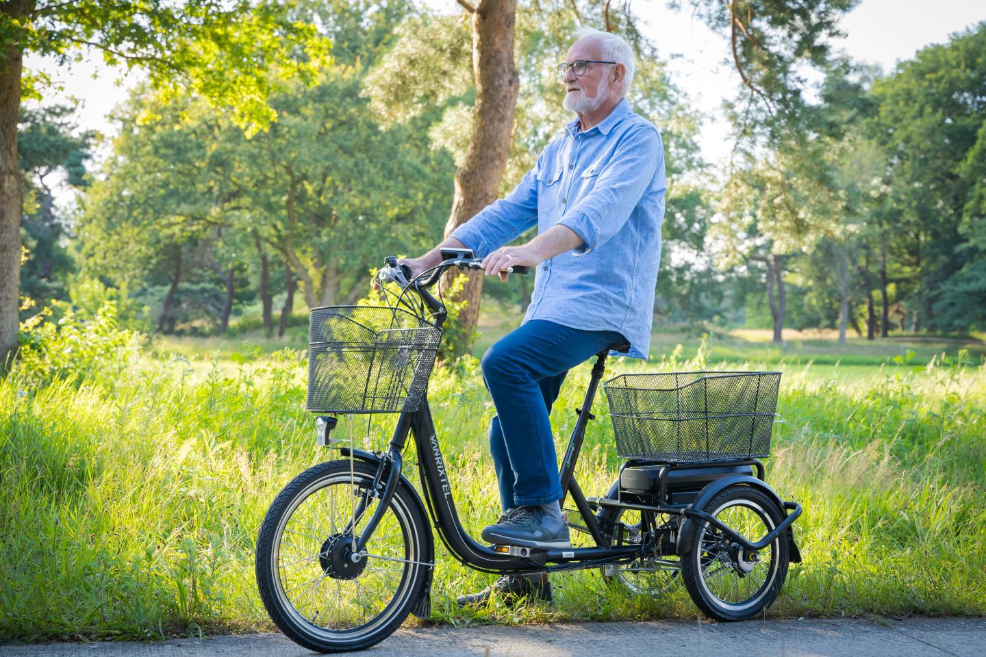 Elektrische driewielfiets voor ouderen & mindervaliden
