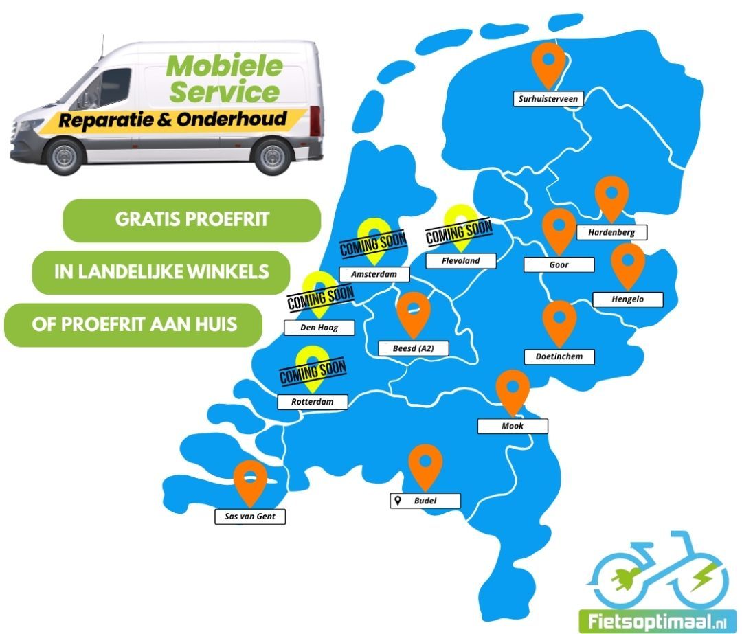 Elektrische driewielfiets voor ouderen & mindervaliden