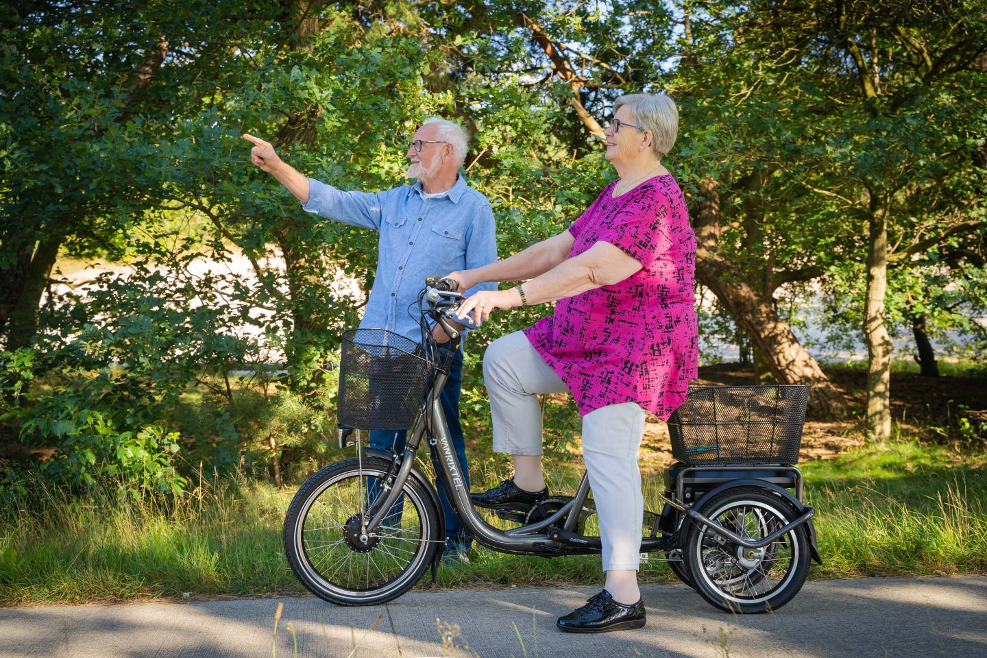 Elektrische driewielfiets voor ouderen & mindervaliden