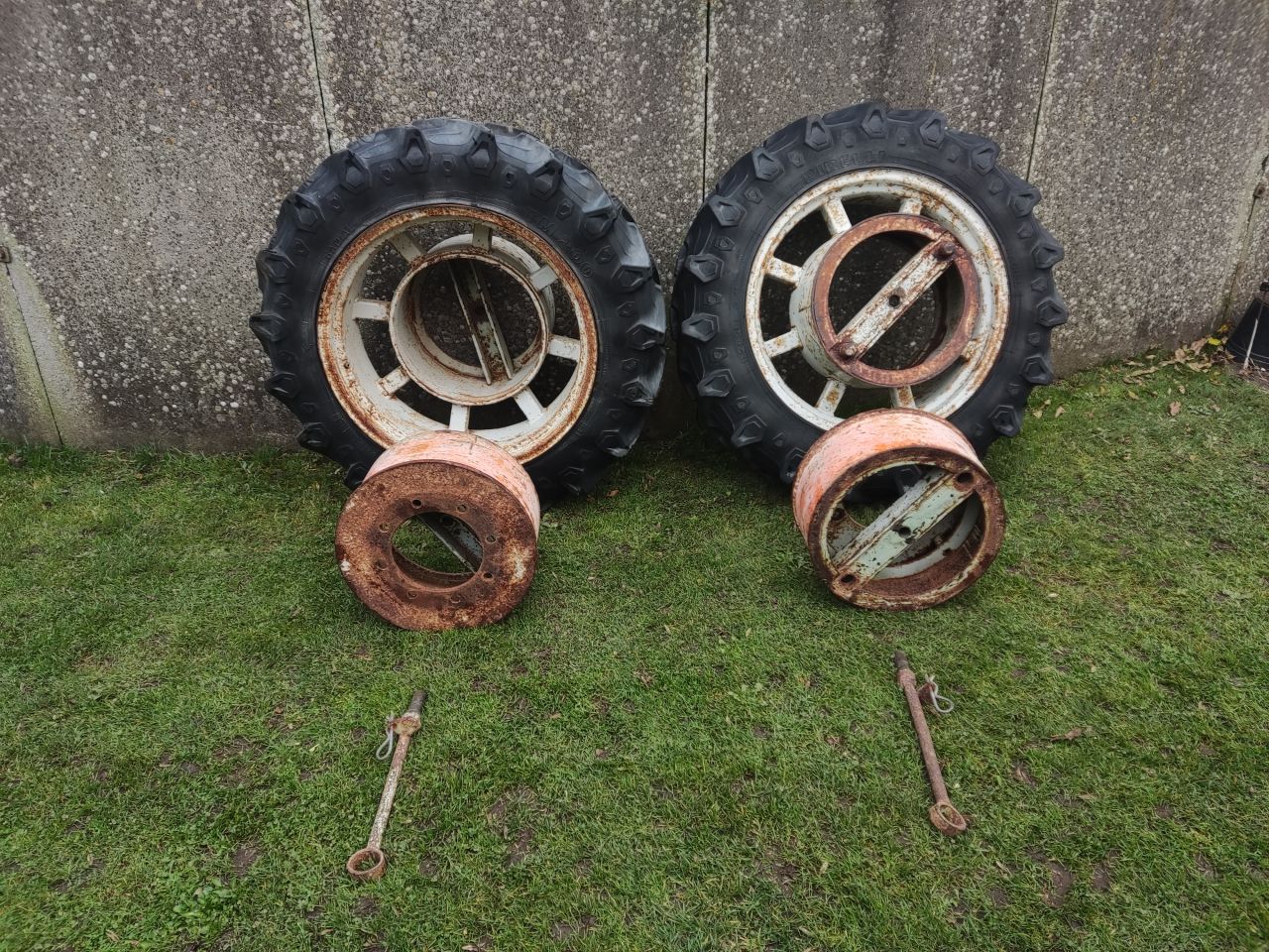 Set dubbellucht voor een MB Trac tractor
