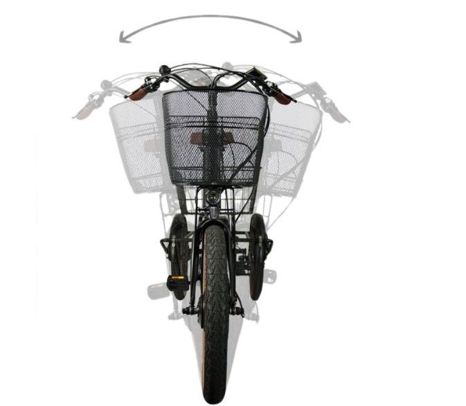 Elektrische driewielfiets voor ouderen & mindervaliden