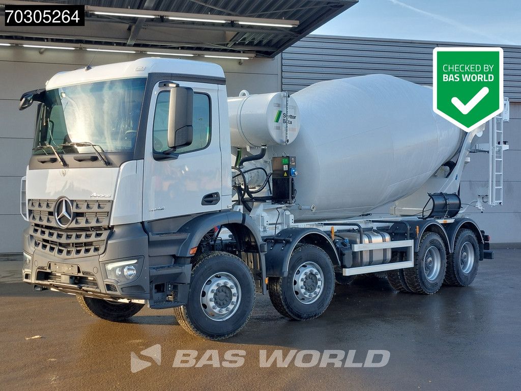 Mercedes Arocs 4142 8X4 NEW! 12m3 Stetter Mixer Steelsuspension Automatic Big-Axle Euro 6
