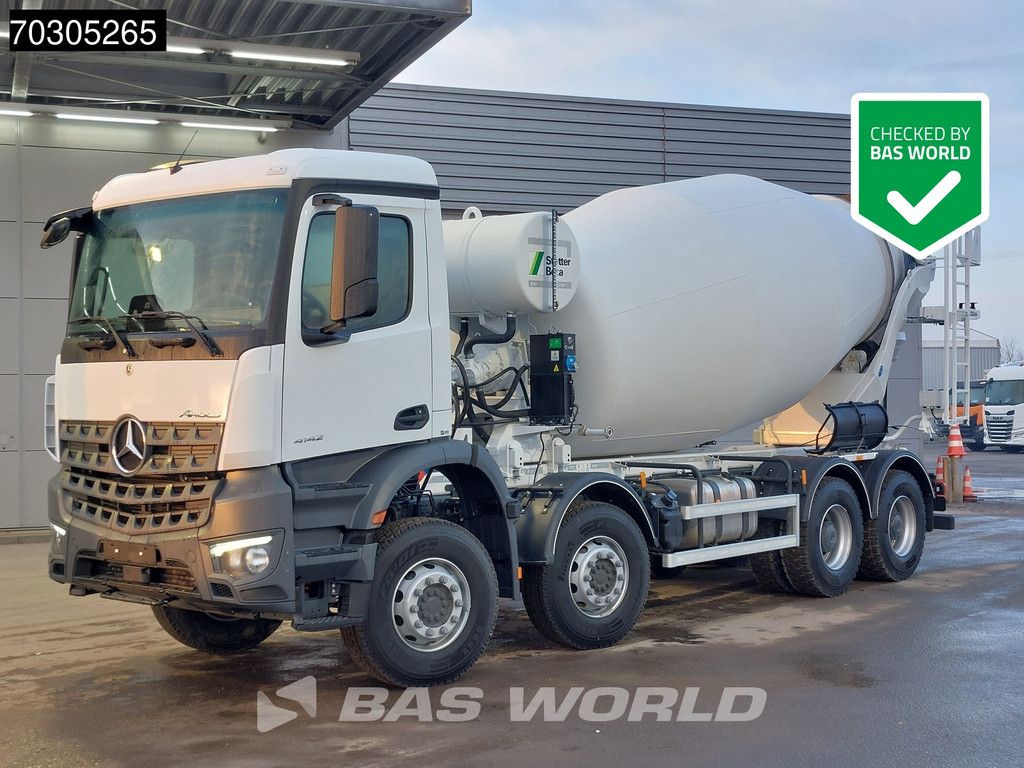 Mercedes Arocs 4142 8X4 NEW 12m3 Stetter Mixer Big-Axle Steelsuspension Automatic Euro 6