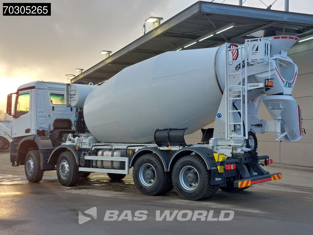 Mercedes Arocs 4142 8X4 NEW 12m3 Stetter Mixer Big-Axle Steelsuspension Automatic Euro 6