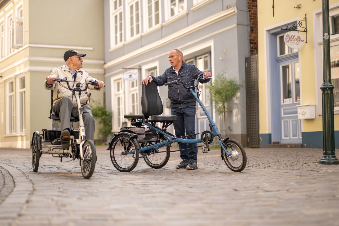 Elektrische driewielfiets voor ouderen & mindervaliden