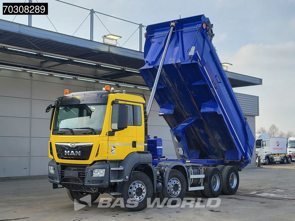 MAN TGS 35.420 8X4 15m3 CIF Bennes tipper Steel Suspension Big-Axle Automatic Euro 6