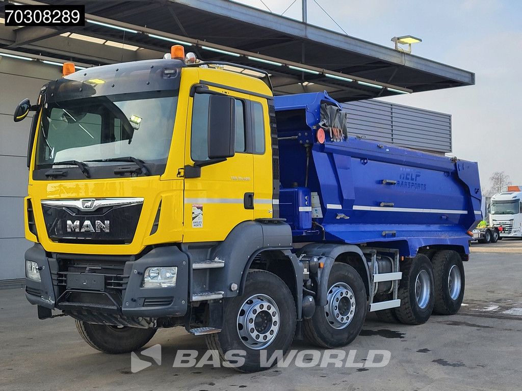 MAN TGS 35.420 8X4 15m3 CIF Bennes tipper Steel Suspension Big-Axle Automatic Euro 6